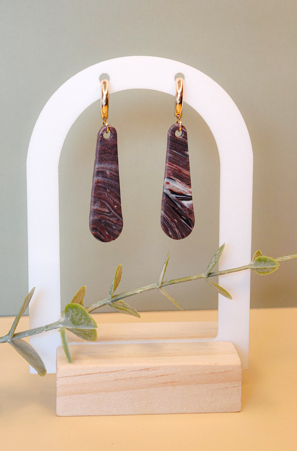 Mocha Marble - Hazel Wave