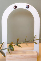 Mocha Marble - Mini Marble stud