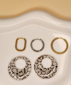 Black & White Blossoms - Ink Loops Mix&Match