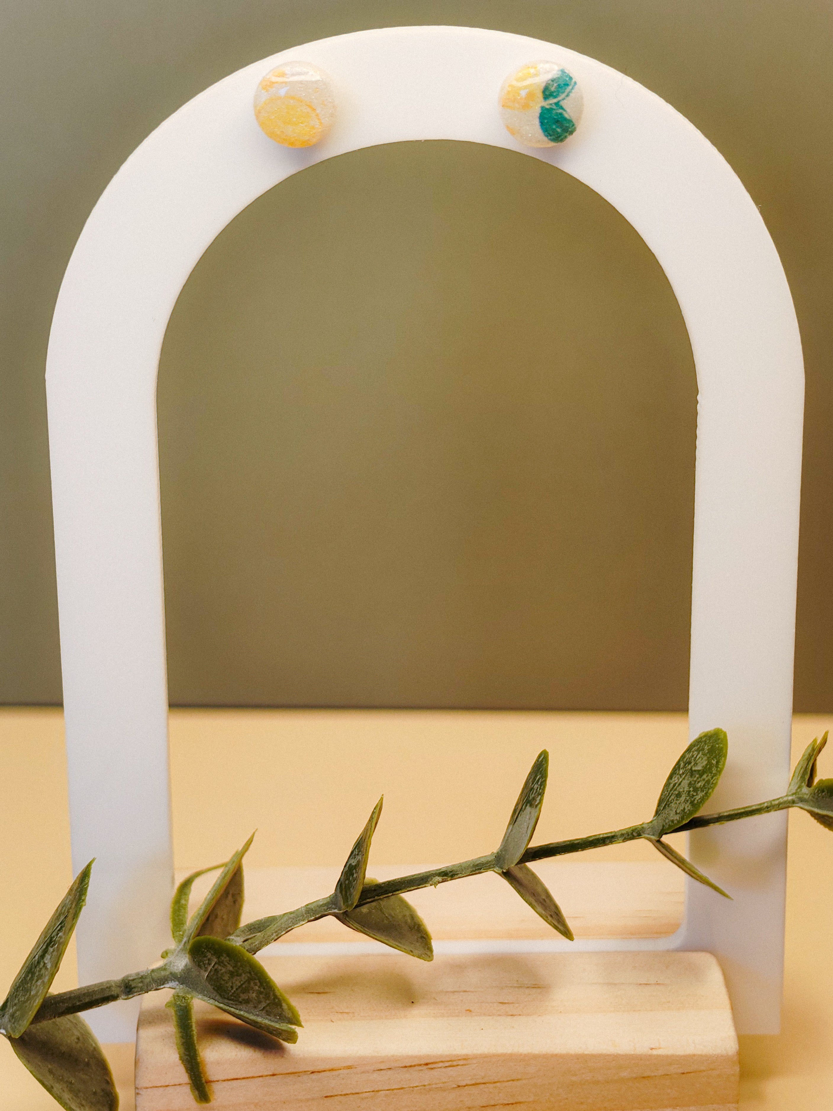 Fruit Garden - Tiny Lemons studs