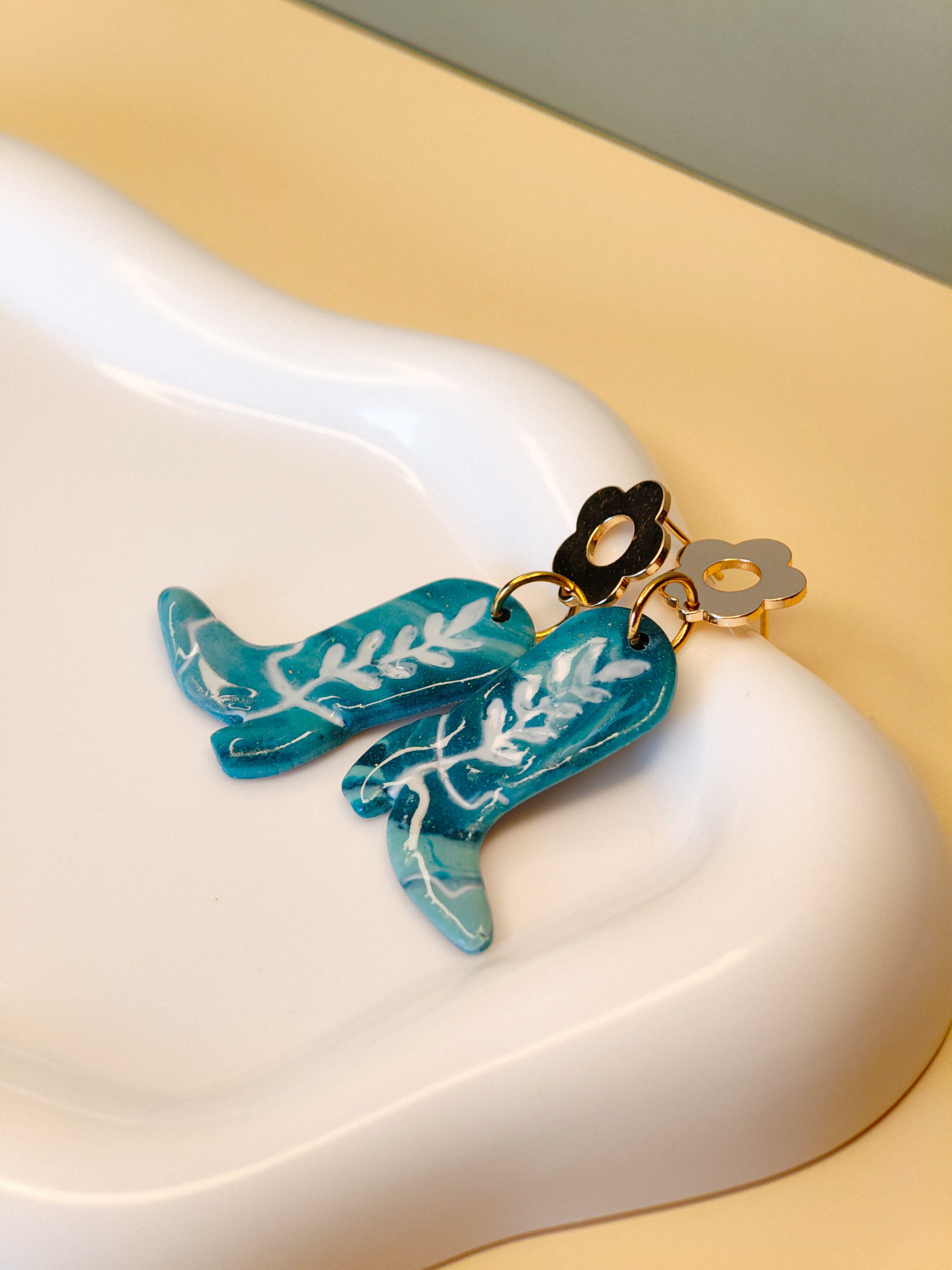 Western Hats & Heels - Blue