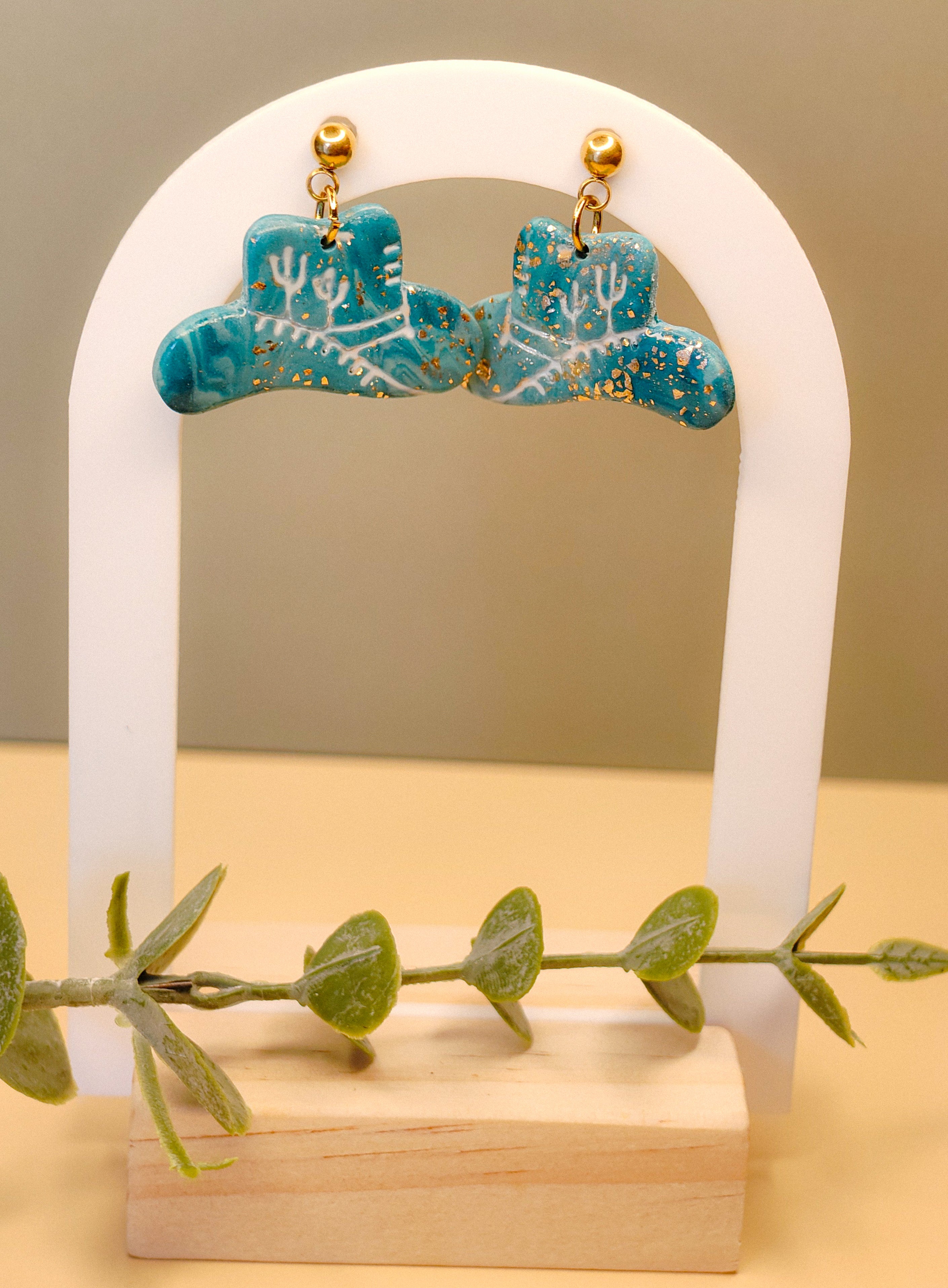 Western Hats & Heels - Blue