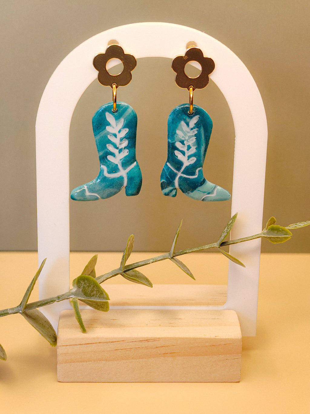 Western Hats & Heels - Blue