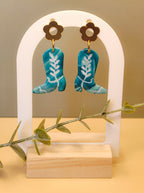 Western Hats & Heels - Blue