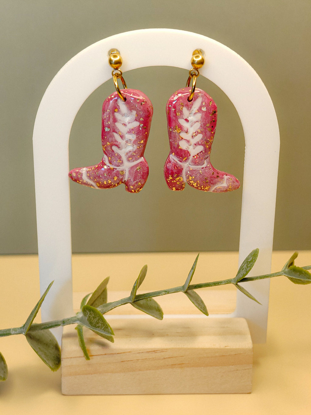 Western Hats & Heels - Pink