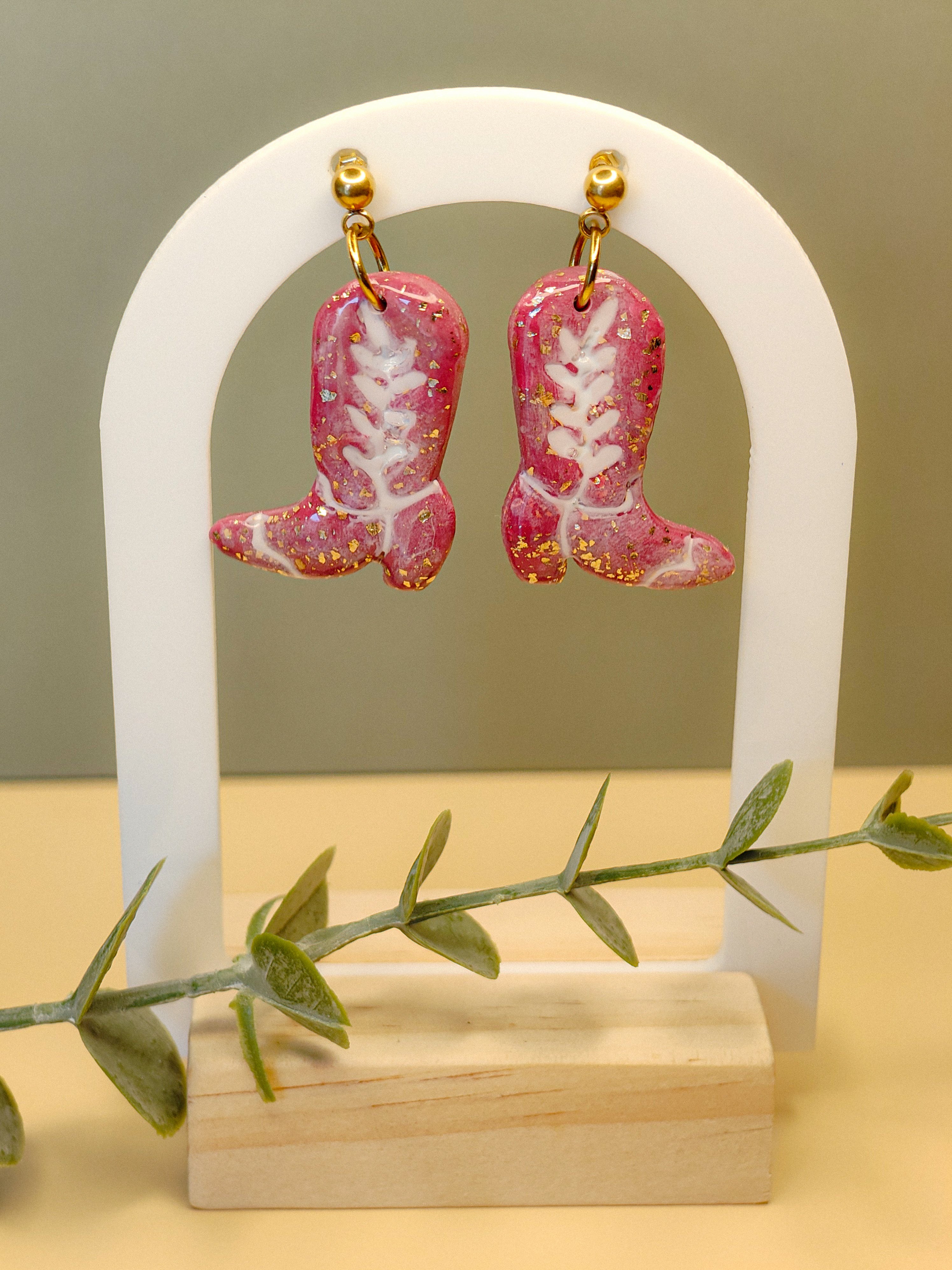 Western Hats & Heels - Pink