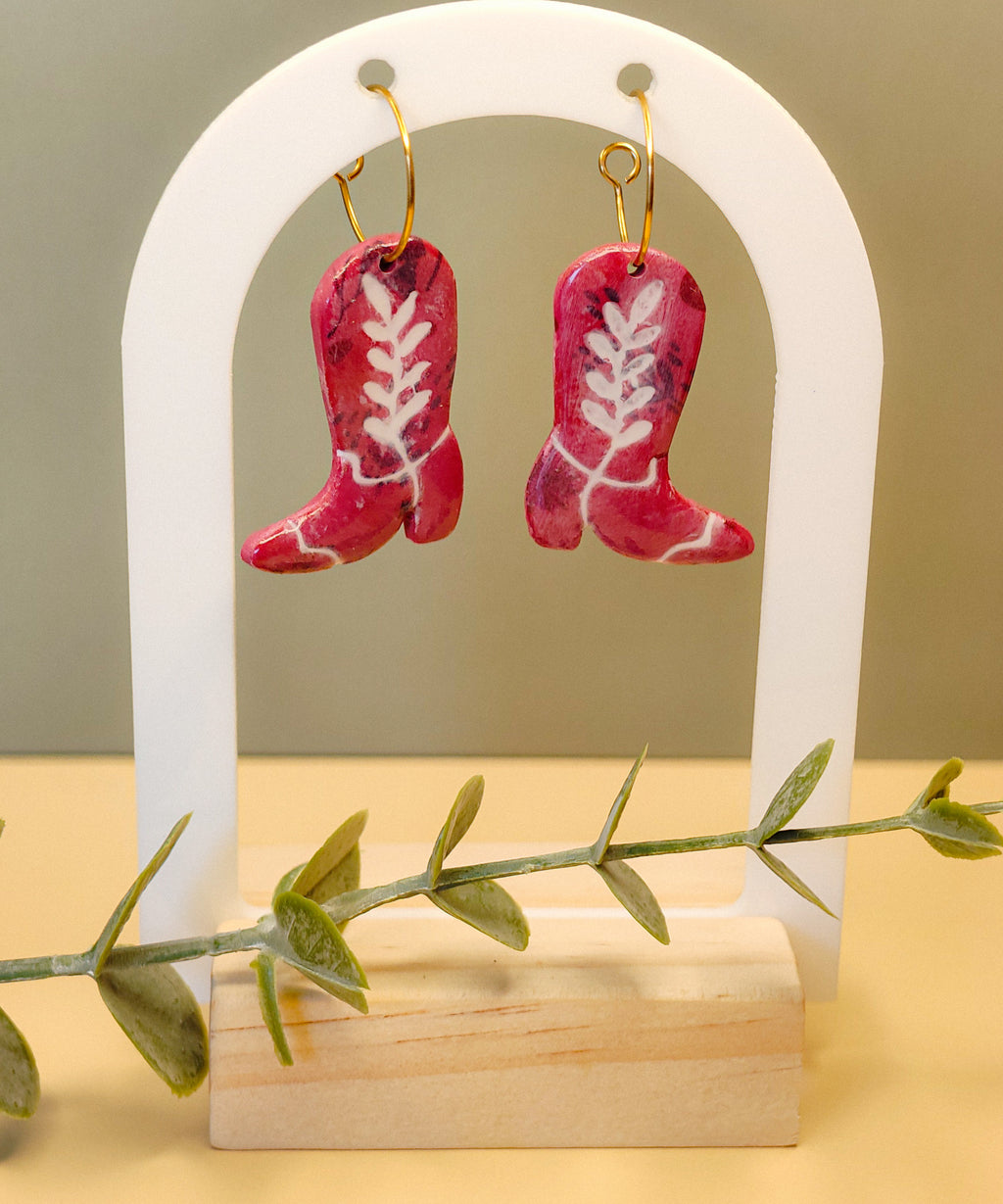 Western Hats & Heels - Pink