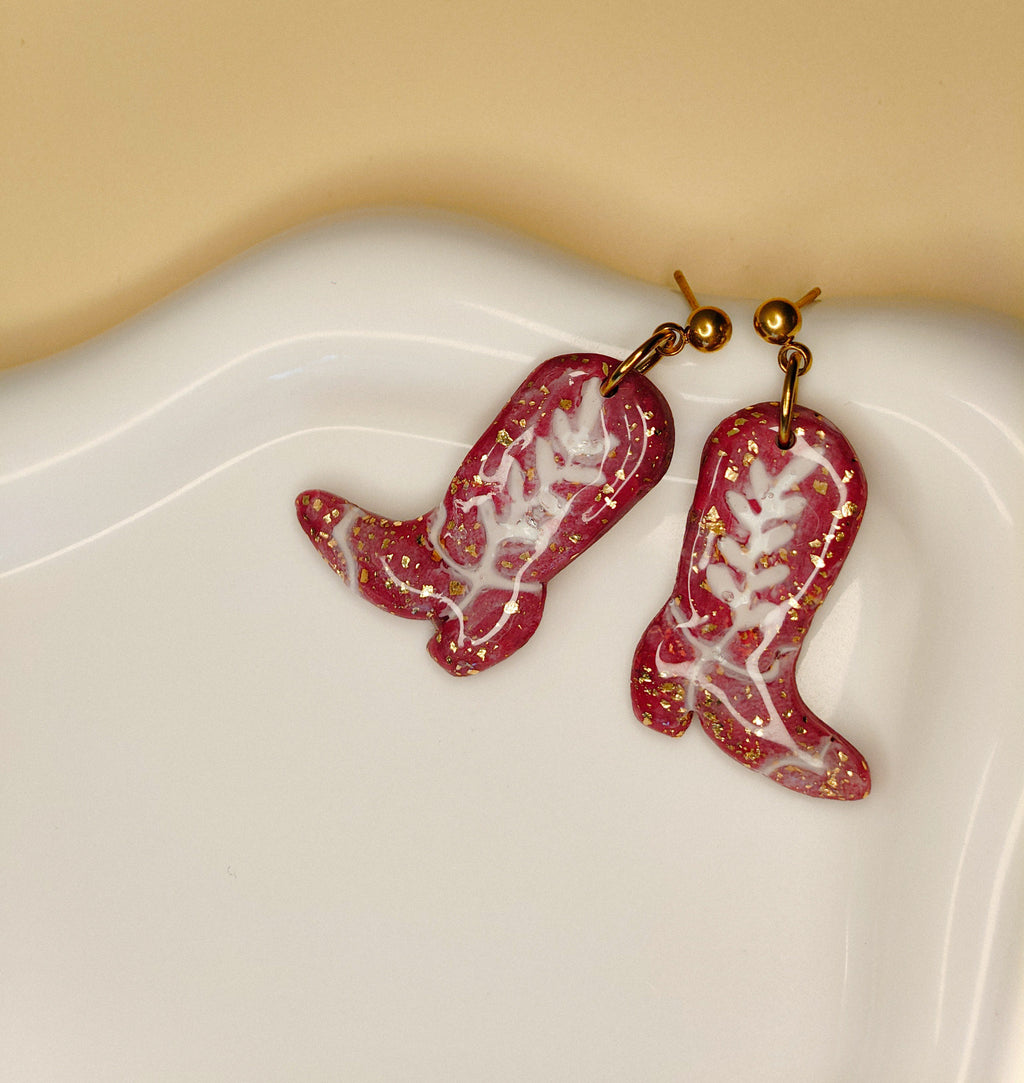 Western Hats & Heels - Pink