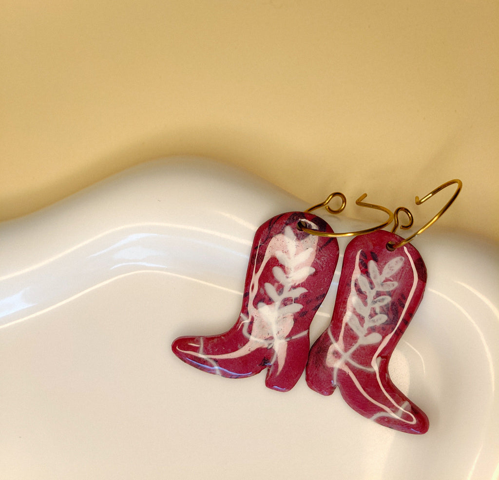 Western Hats & Heels - Pink