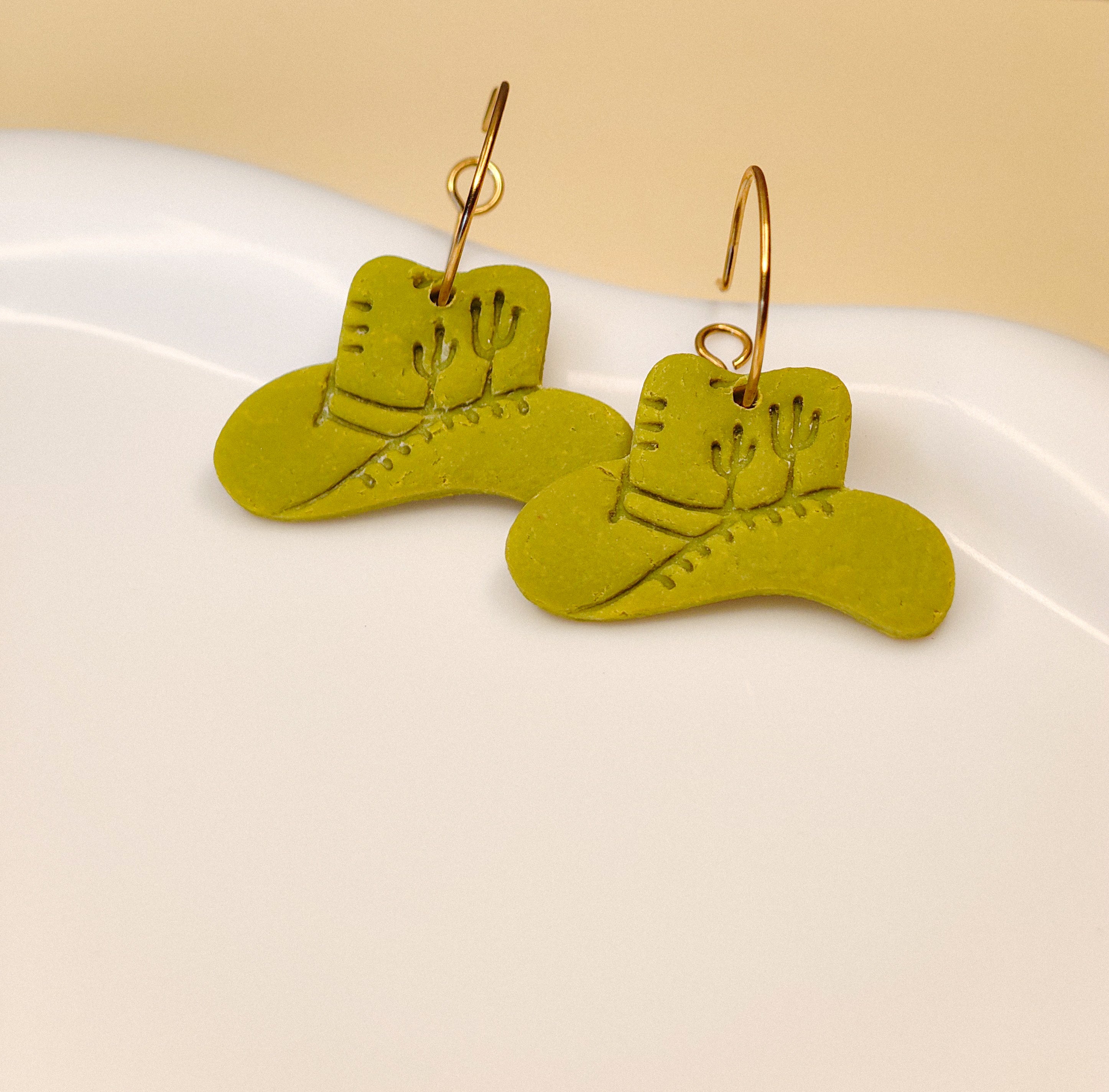 Western Hats & Heels - Green