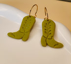 Western Hats & Heels - Green