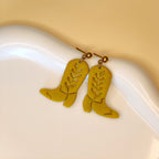 Western Hats & Heels - Yellow