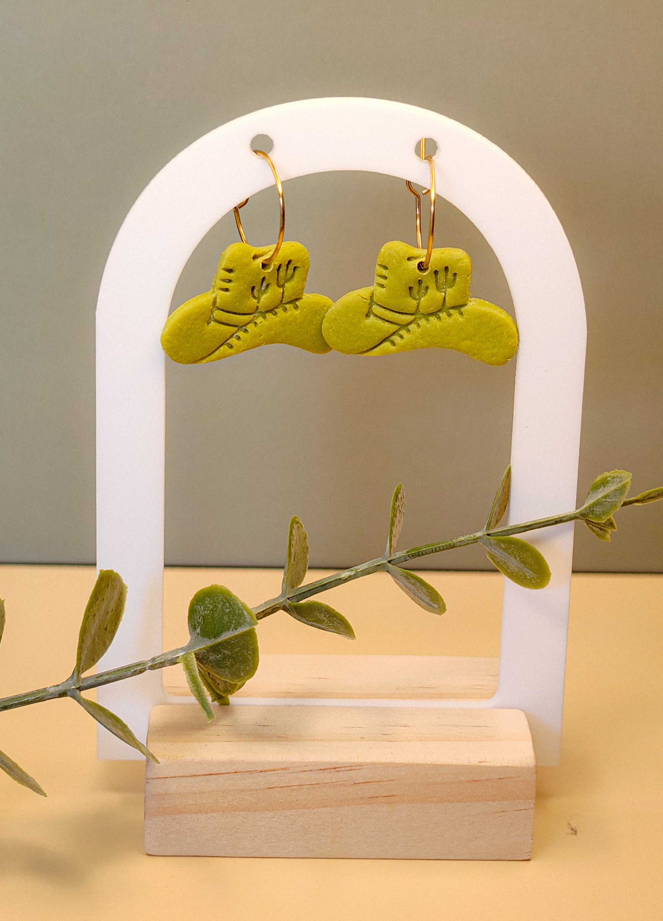 Western Hats & Heels - Green