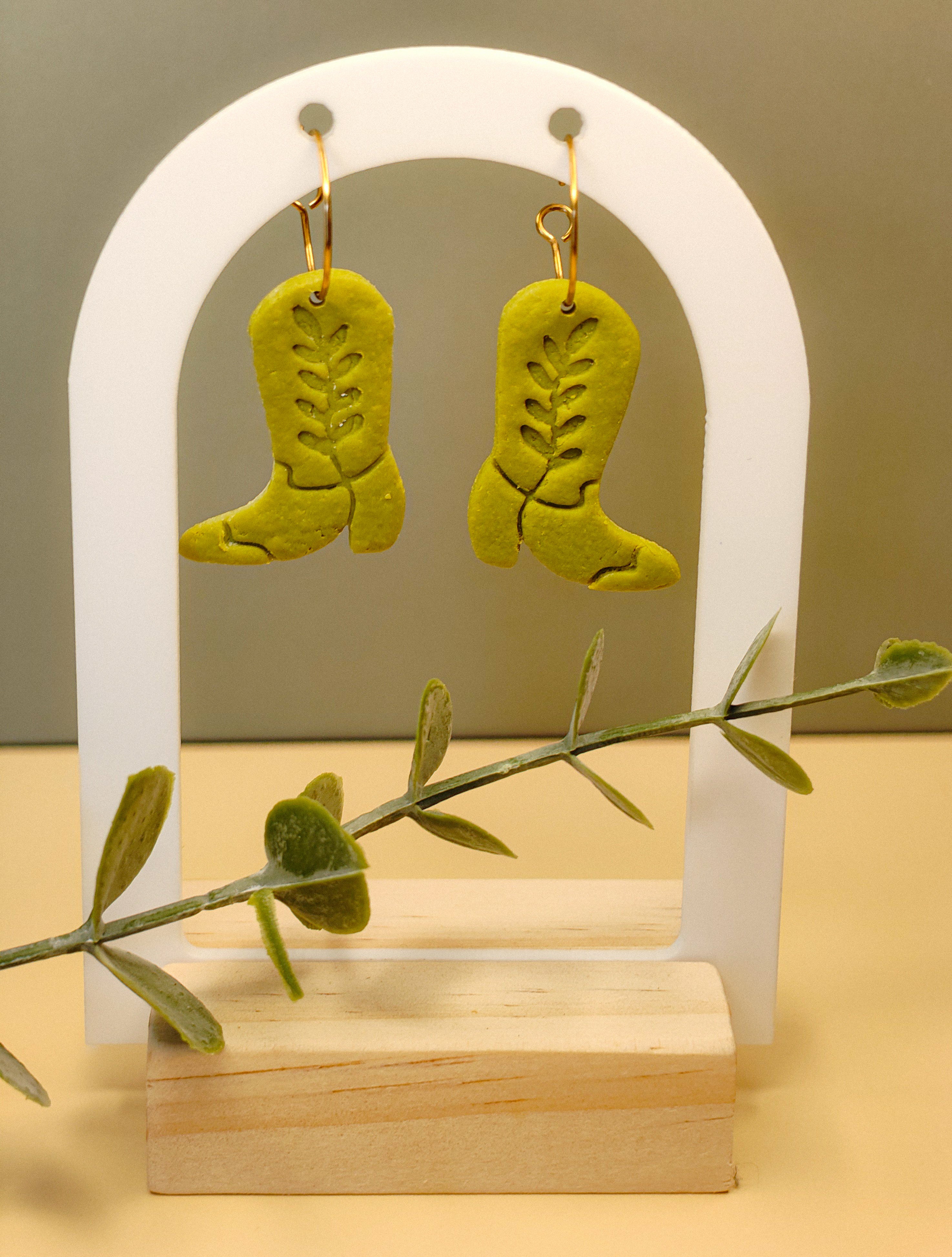 Western Hats & Heels - Green