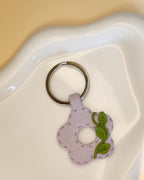 Lavender Blossom Keychain