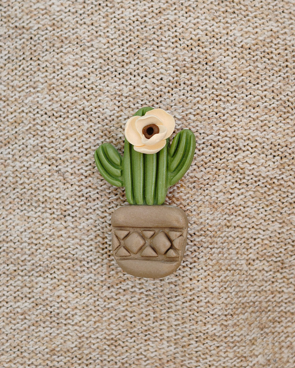 Blooming Cactus Pin