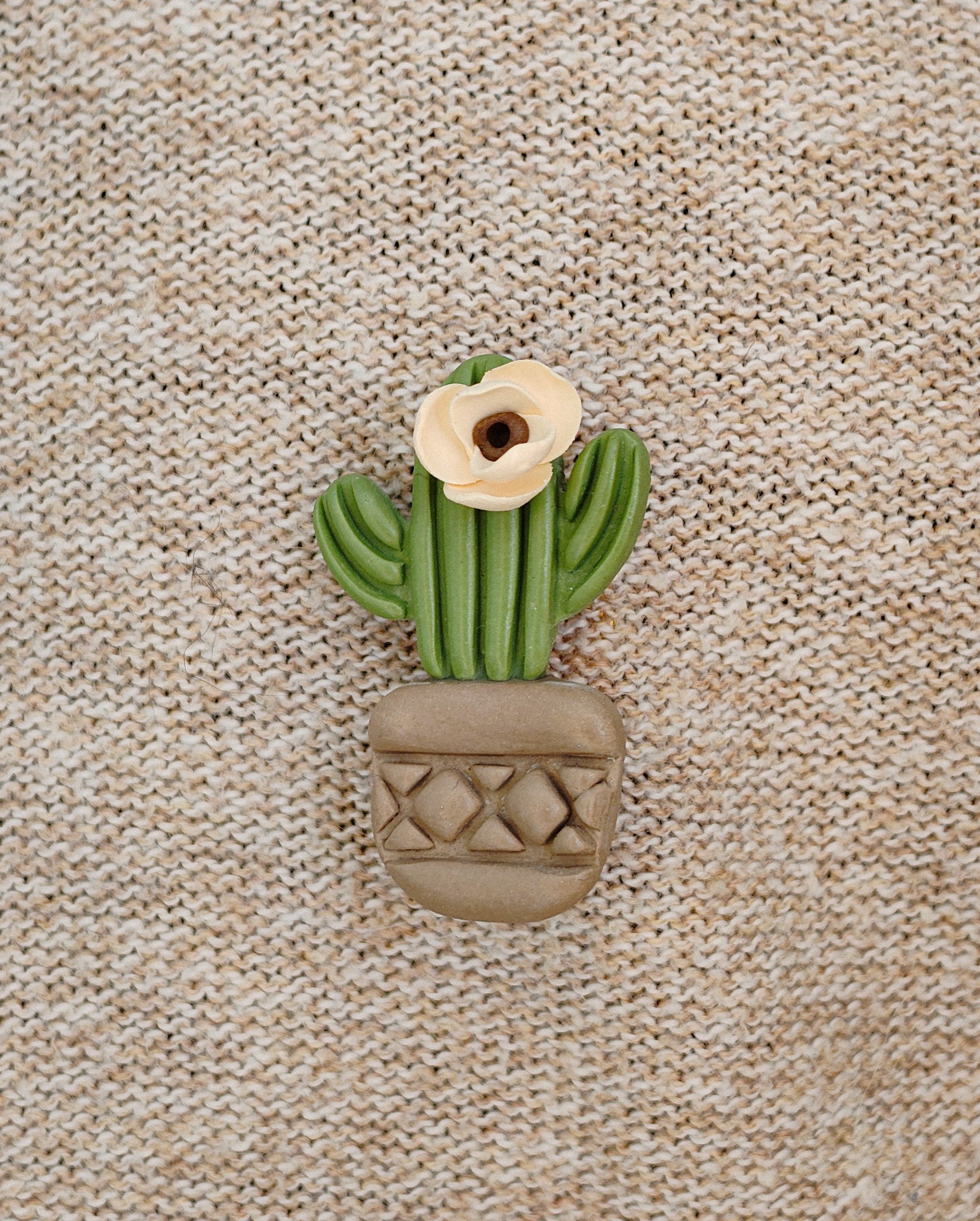 Blooming Cactus Pin
