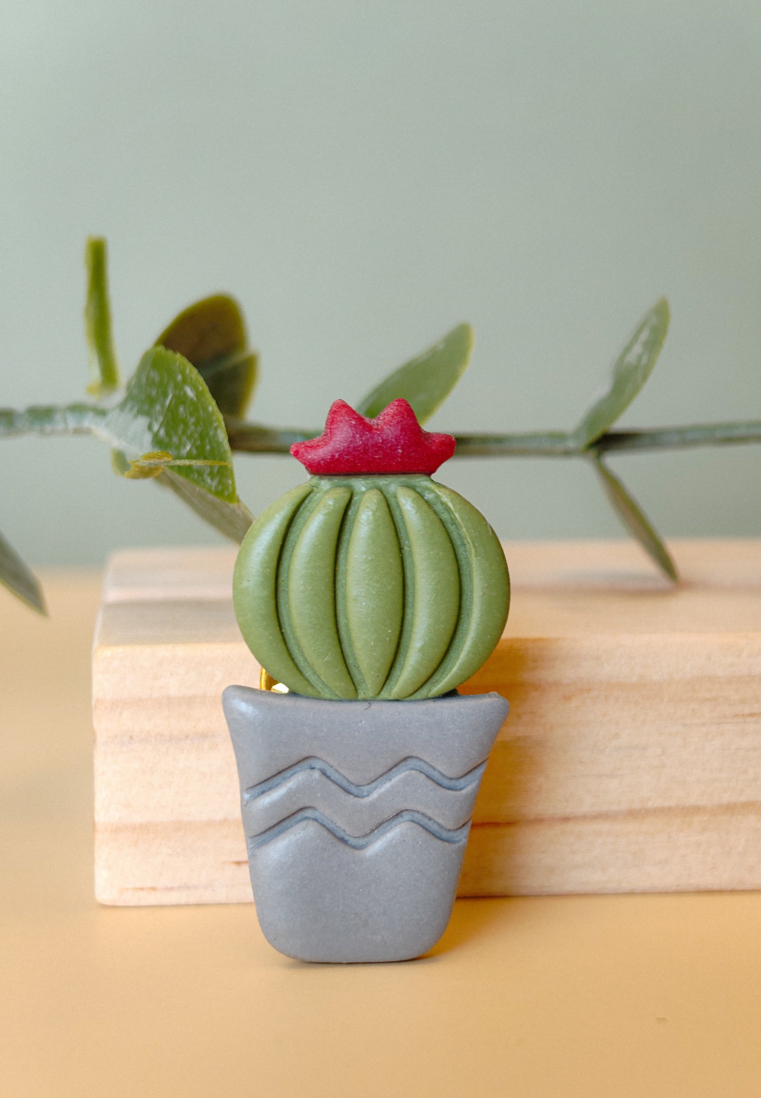 Cactus Crown Pin