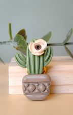 Blooming Cactus Pin