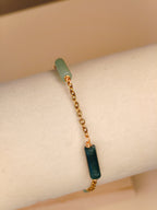 Golden Thread - Bar - Green Mix - Bracelet