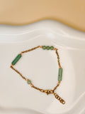 Golden Thread - Cluster - Light Green - Bracelet
