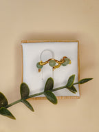 Golden Thread - Wave - Light Green - Ring