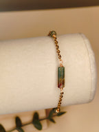 Golden Thread - Cluster - Green - Bracelet