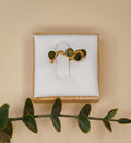 Golden Thread - Wave - Green - Ring