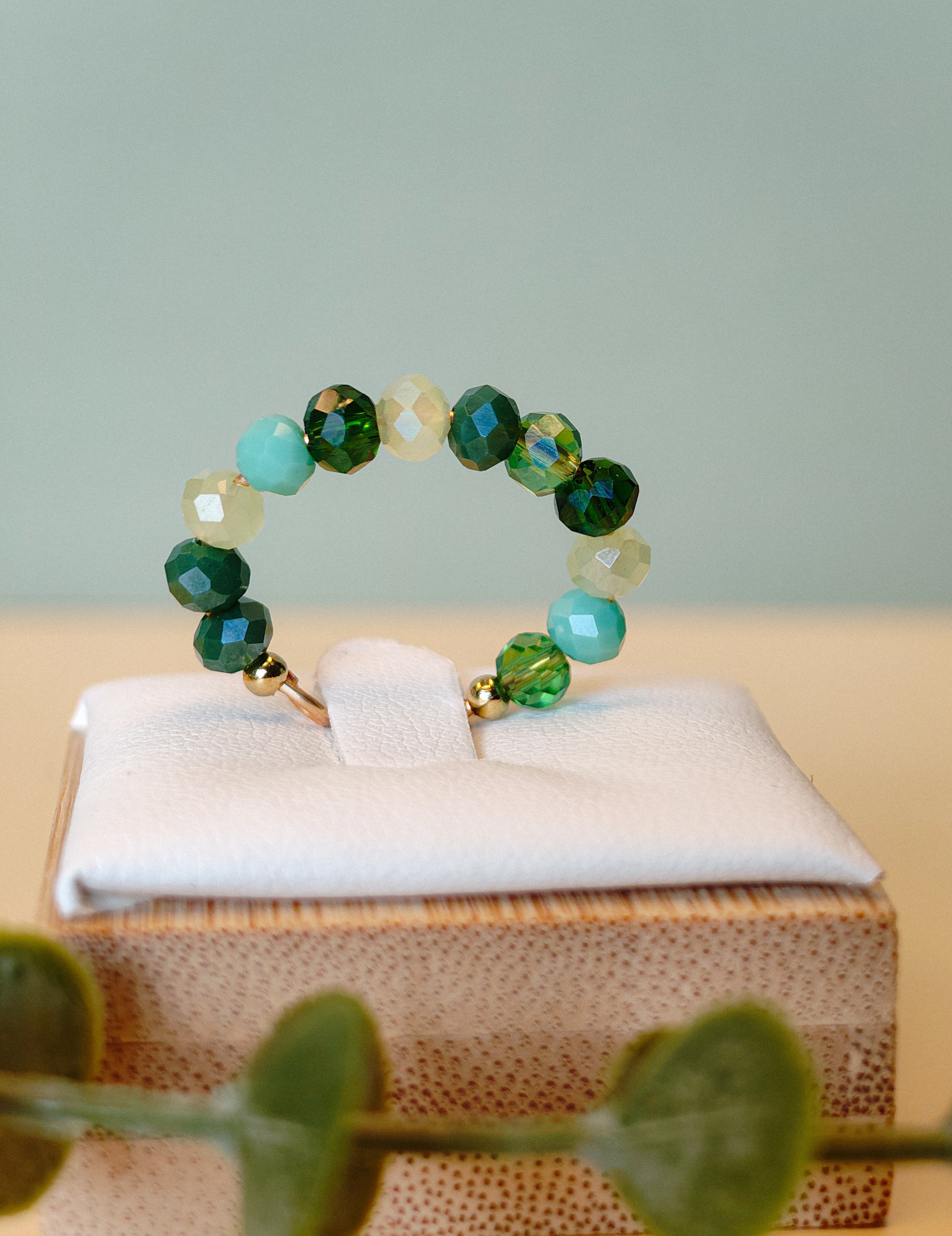 Golden Thread - Beaded - Ring