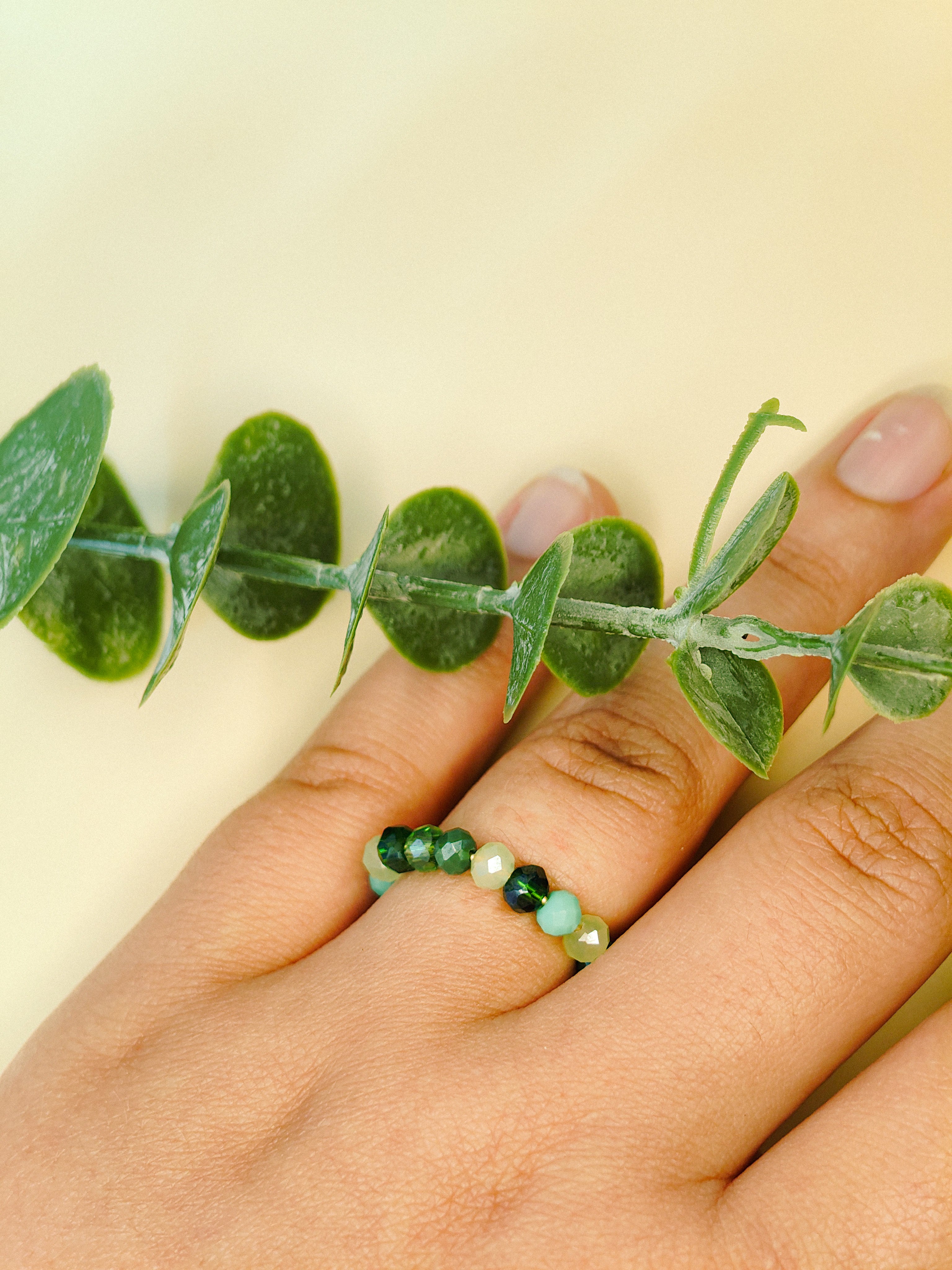 Golden Thread - Beaded - Ring