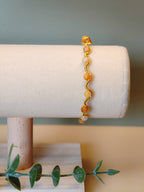 Golden Thread - Wave - Honey - Bracelet