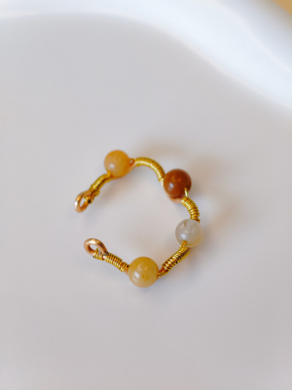 Golden Thread - Wave - Honey - Ring