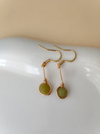 Golden Thread - Small Drop - Earrings